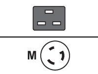 HPE - Strømkabel - NEMA L6-20 (hann) til IEC 60320 C19 - AC 250 V - 3.66 m - for ProLiant XL270d Gen10, XL270d Gen10 for HPE Ezmeral Container Platform AF593A