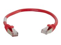 C2G Cat5e Booted Shielded (STP) Network Patch Cable - Koblingskabel - RJ-45 (hann) til RJ-45 (hann) - 7 m - STP - CAT 5e - formstøpt - rød 83795