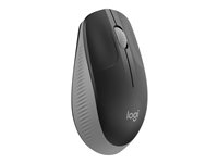 Logitech M190 - Mus - optisk - 3 knapper - trådløs - USB trådløs mottaker - mellomgrå 910-005906