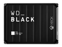 WD_BLACK P10 Game Drive for Xbox One WDBA5G0050BBK - Harddisk - 5 TB - ekstern (bærbar) - USB 3.2 Gen 1 - svart med hvit pynt WDBA5G0050BBK-WESN