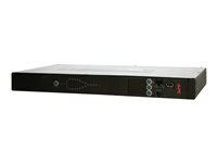 APC Rack Automatic Transfer Switch AP4422 - Redundant switch (kan monteres i rack) - AC 230 V - 3840 VA - Ethernet 10/100, RS-232, USB - utgangskontakter: 1 - 1U - svart - for P/N: SMTL1000RMI2UC, SMX1000C, SMX1500RM2UC, SMX1500RM2UCNC, SMX750C, SMX750CNC AP4422