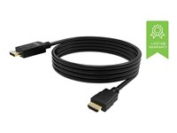 VISION - Adapterkabel - DisplayPort hann til HDMI hann - 2 m - svart - 4K-støtte TC 2MDPHDMI/BL