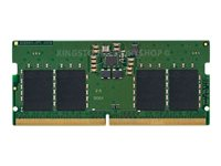 Kingston - DDR5 - sett - 16 GB: 2 x 8 GB - SO DIMM 262-pin - 4800 MT/s / PC5-38400 - CL40 - 1.1 V - ikke-bufret - ikke-ECC - for Dell Inspiron 16; Precision 34XX, 7770; Lenovo IdeaPad Gaming 3 16; ThinkPad P15v Gen 3 KCP548SS6K2-16