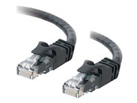 C2G Cat6 Booted Unshielded (UTP) Network Patch Cable - Koblingskabel - RJ-45 (hann) til RJ-45 (hann) - 30 m - UTP - CAT 6 - formstøpt, uten hindringer, flertrådet - svart 83415