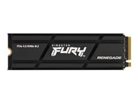 Kingston FURY Renegade - SSD - 4 TB - intern - M.2 2280 - PCIe 4.0 x4 (NVMe) - integrert kjøle SFYRDK/4000G