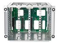HPE 8SFF x1 U.3 BC Mid Tray Basic Drive Cage Kit - Lagringsdrevhylse - 2.5" - for ProLiant DL385 Gen10 Plus V2, DL385 Gen10 Plus V2 Base, DL385 Gen10 Plus V2 Entry (2.5") P39600-B21