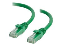 C2G - Koblingskabel - RJ-45 (hann) til RJ-45 (hann) - 3 m - UTP - CAT 6a - med støvel, uten hindringer - grønn 82511