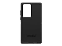 OtterBox Defender Series - Baksidedeksel for mobiltelefon - polykarbonat, syntetisk gummi - svart - for Samsung Galaxy S22 Ultra 77-86382