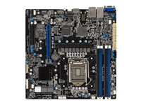 ASUS P12R-M - Hovedkort - micro ATX - LGA1200-sokkel - C252 Chipset - USB 3.2 Gen 2 - 2 x Gigabit LAN - innbygd grafikk 90SB09X0-M1UAY0