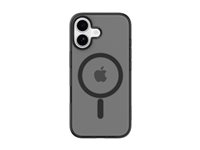 Belkin SheerForce Grip Series - Baksidedeksel for mobiltelefon - MagSafe-samsvar - laget av resirkulerte materialer - svart - for Apple iPhone 17 MSA034HQBK