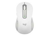 Logitech Signature M650 L for Business - Mus - høyrehendt - 5 knapper - trådløs - Bluetooth, 2.4 GHz - Logitech Logi Bolt USB-mottaker - elfenbenshvit 910-006349