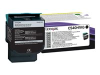 Lexmark - Høy ytelse - svart - original - tonerpatron LCCP, LRP - for Lexmark C540, C543, C544, C546, X543, X544, X546, X548 C540H1KG