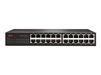 APC 24 Port 10/100 Ethernet Switch - Switch - 24 x 10/100 - rackmonterbar - for P/N: AR3106SP, SCL400RMJ1U, SCL500RMI1UC, SCL500RMI1UNC, SMTL1000RMI2UC, SMTL750RMI2UC AP9224110