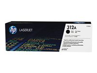 HP 312A - Svart - original - LaserJet - tonerpatron (CF380A) - for Color LaserJet Pro MFP M476dn, MFP M476dw, MFP M476nw CF380A