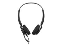 Jabra Engage 40 Stereo - Hodesett - on-ear - kablet - USB-A - lydisolerende - Optimert for UC 4099-419-279