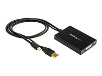 StarTech.com Mini DisplayPort to Dual-Link DVI Adapter - USB Powered - Dual Link Connectivity - Black - DVI Active Display Converter (MDP2DVID2) - Videokonverter - Mini DisplayPort - DVI - svart MDP2DVID2
