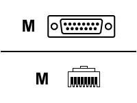 Cisco - ISDN PRI-kabel - 15 pin D-Sub (DB-15) (hann) til RJ-45 (hann) - 3 m - for Cisco 4000, 7000 CAB-E1-PRI=