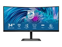 Philips E-line 346E2CUAE - LED-skjerm - kurvet - 34" 346E2CUAE/00