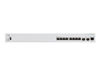 Cisco Business 350 Series CBS350-8XT - Switch - L3 - Styrt - 6 x 10GBase-T + 2 x combo 10 Gigabit SFP+/RJ-45 - rackmonterbar CBS350-8XT-EU