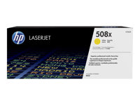 HP 508X - Høy ytelse - gul - original - LaserJet - tonerpatron (CF362X) - for Color LaserJet Enterprise MFP M577; LaserJet Enterprise Flow MFP M577 CF362X