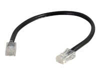 C2G Cat5e Non-Booted Unshielded (UTP) Network Patch Cable - Koblingskabel - RJ-45 (hann) til RJ-45 (hann) - 15 m - UTP - CAT 5e - flertrådet, uniboot - svart 83048