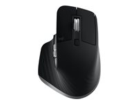 Logitech Master Series MX Master 3S for Mac - Mus - ergonomisk - optisk - 7 knapper - trådløs - Bluetooth, 2.4 GHz - romgrå - for Apple MacBook 910-006571