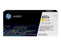 HP 651A - Gul - original - LaserJet - tonerpatron (CE342A) - for Color LaserJet Enterprise MFP M775; LaserJet Managed MFP M775 CE342A