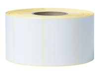 Brother - Ubelagt - hvit - 102 x 74 mm 2940 etikett(er) (1 rull(er) x 2940 stanseskårne etiketter (en pakke 4) - for Brother TJ-4020, 4120, 4520, 4522; Titan Industrial Printer TJ-4420, 4422, 4520, 4522 BUS1J074102203