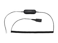 Jabra GN1218 AC Attenuation - Hodetelefonkabel - Quick Disconnect plugg - 2 m - for Cisco IP Phone 78XX, 88XX; BIZ 1500, 2300, 2400 88011-102