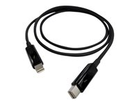 QNAP CAB-TBT10M - Thunderbolt-kabel - Mini DisplayPort (hann) til Mini DisplayPort (hann) - Thunderbolt 2 - 1 m CAB-TBT10M