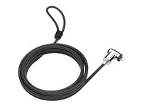 Compulocks T-bar Security Keyed Cable Lock - Sikkerhetskabellås - 1.83 m - for Compulocks BrandMe VESA Brandable Floor Stand For Tablets White, iPad 10, Space Rise CL15