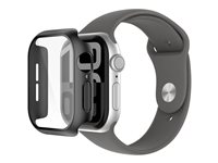 Belkin SCREENFORCE TemperedCurve - Støtfanger for smartarmåndsur - 2-in-1, 42mm - herdet glass (9H) - svart OWA002HQBK