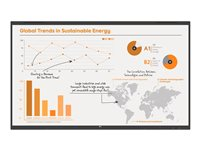 LG CreateBoard 65TR3PN - 65" Diagonalklasse TR3PN Series LED-bakgrunnsbelyst LCD-skjerm - utdanning / næringsliv - med touchscreen (multi touch) / 8 microphones - Android - 4K UHD (2160p) 3840 x 2160 - Direct LED - svart 65TR3PN-B