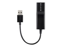 Belkin USB 2.0 Ethernet Adapter - Nettverksadapter - USB 2.0 - 10/100 Ethernet F4U047BT