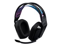 Logitech G G535 LIGHTSPEED Wireless Gaming Headset - Hodesett - full størrelse - LIGHTSPEED - trådløs - svart - Discord Certified 981-000972