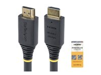 StarTech.com 1.5m (4.9ft) Premium Certified High Speed HDMI Cable, 4K60Hz - Premium High Speed - HDMI-kabel med Ethernet - HDMI hann til HDMI hann - 1.5 m - svart - 4K 60Hz støtte, passiv HDMI2CABLE-4K60-150C