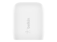 Belkin BoostCharge - Strømadapter - PPS-teknologi - 20 watt - 3 A - Power Delivery 3.1 (24 pin USB-C) - hvit WCA006VFWH