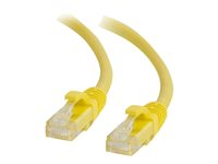 C2G Cat6 Booted Unshielded (UTP) Network Patch Cable - Koblingskabel - RJ-45 (hann) til RJ-45 (hann) - 3 m - UTP - CAT 6 - formstøpt, uten hindringer, flertrådet - gul 83469