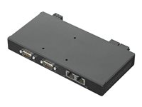 Lenovo ThinkCentre Nano IO Expansion Box - Dokkingstasjon - USB-C 3.1 Gen 1 - 1GbE - for ThinkCentre M75n; M75n IoT; M75t Gen 2; M90n-1; M90n-1 IoT 4XH0X77236