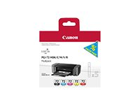 Canon PGI-72 MBK/C/M/Y/R Multipack - 5-pack - gul, cyan, magenta, rød, matt svart - original - blekkbeholder - for PIXMA PRO-10, PRO-10S; PIXUS PRO-10 6402B009