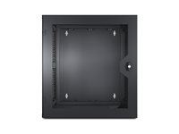 APC NetShelter WX - Rack - veggmonterbar - svart - 13U - 19" - for P/N: SUA1000RM2U, SUA1000RM2U-TU, SUA1000RMI2U AR100HD