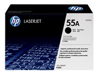 HP 55A - Svart - original - LaserJet - tonerpatron (CE255A) - for LaserJet Enterprise MFP M525; LaserJet Enterprise Flow MFP M525; LaserJet Managed MFP M525 CE255A