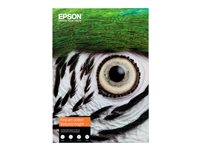 Epson Fine Art II - Bomull - strukturert matt - 515 mikroner - sterkt hvitt - A2 (420 x 594 mm) - 300 g/m² - 25 ark klutepapir C13S450290NQ