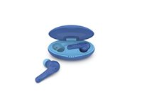 Belkin SoundForm Nano for Kids - True wireless-hodetelefoner med mikrofon - i øret - Bluetooth - blå PAC003BTBL