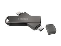 SanDisk iXpand Luxe - USB-flashstasjon - 256 GB - USB-C / Lightning SDIX70N-256G-GN6NE