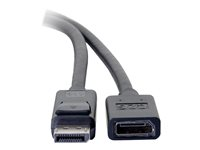 C2G 3ft DisplayPort Extension Cable - DisplayPort 1.4 - 8K UHD - M/F - DisplayPort-forlengelseskabel - DisplayPort (hann) til DisplayPort (hunn) - DisplayPort 1.4 - 91.4 cm - 8K-støtte 54450