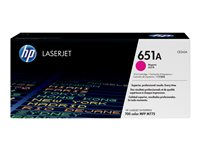 HP 651A - Magenta - original - LaserJet - tonerpatron (CE343A) - for Color LaserJet Enterprise MFP M775; LaserJet Managed MFP M775 CE343A