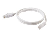 C2G Cat6 Booted Unshielded (UTP) Network Patch Cable - Koblingskabel - RJ-45 (hann) til RJ-45 (hann) - 20 m - UTP - CAT 6 - formstøpt, uten hindringer, flertrådet - hvit 83494