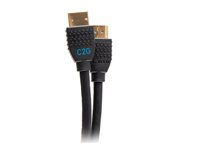 C2G 6ft Performance Ultra High Speed HDMI Cable 2.1 w/ Ethernet - 8K 60Hz - Ultra High Speed - HDMI-kabel med Ethernet - HDMI hann til HDMI hann - 1.8 m - svart - 10K-støtte, 8 K 60 Hz (7680 x 4320) støtte, 4 K 120 Hz (4096 x 2160) støtte C2G10454