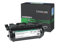 Lexmark - Høy ytelse - svart - original - gjenfabrikert - tonerpatron - for Lexmark T640, T642, T644, X642, X644, X646 64080HW